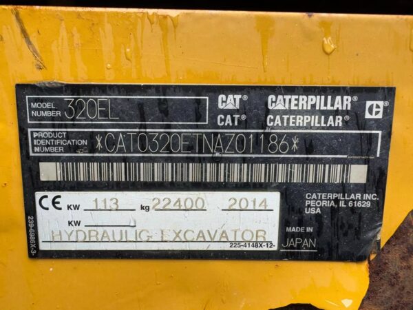 Buy Caterpillar 320EL Excavator - Image 10